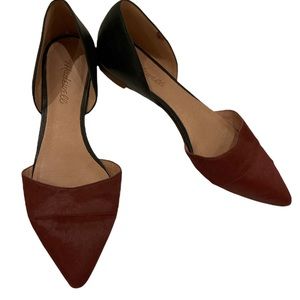 Madewell Lydia D’Orsay Flat Calf’s Hair Size 8.5